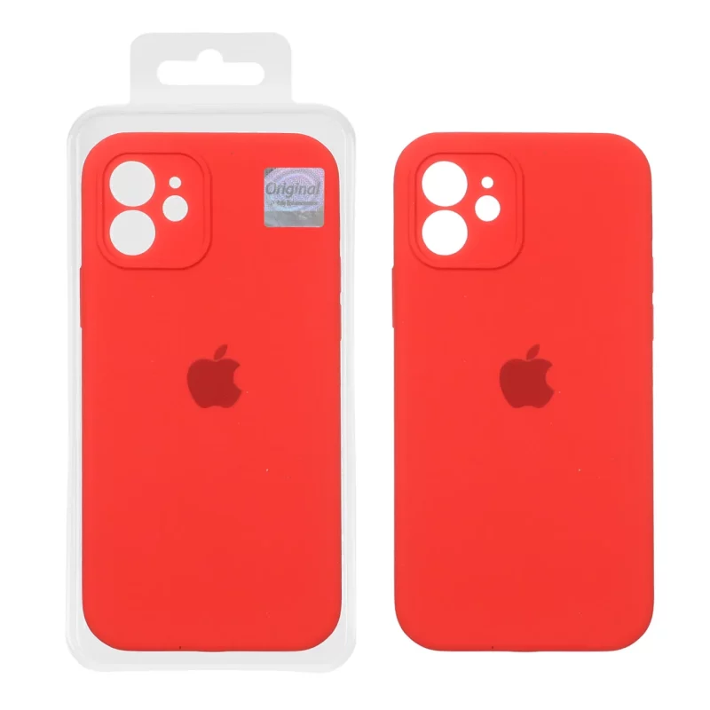 قاب سیلیکونی پاک کنی اورجینال Master Quality مدل Apple iPhone 12 - قرمز (پک دار) - تصویر 2