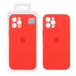 قاب سیلیکونی پاک کنی اورجینال Master Quality مدل Apple iPhone 12 Pro Max - قرمز (پک دار)