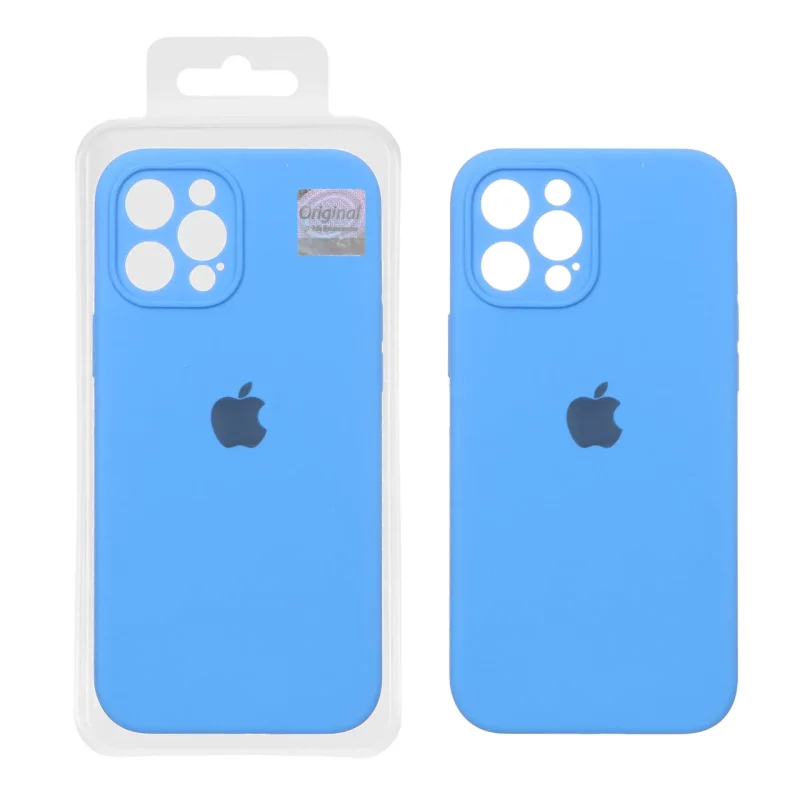 قاب سیلیکونی پاک کنی اورجینال Master Quality مدل Apple iPhone 12 Pro Max - آبی (پک دار) - تصویر 2