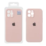 قاب سیلیکونی پاک کنی اورجینال Master Quality مدل Apple iPhone 12 Pro Max - کرم نارنجی (پک دار)
