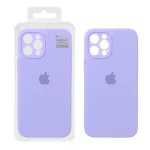 قاب سیلیکونی پاک کنی اورجینال Master Quality مدل Apple iPhone 12 Pro Max - بنفش روشن (پک دار)