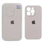 قاب سیلیکونی پاک کنی اورجینال Master Quality مدل Apple iPhone 15 Pro - خاکی (پک دار)