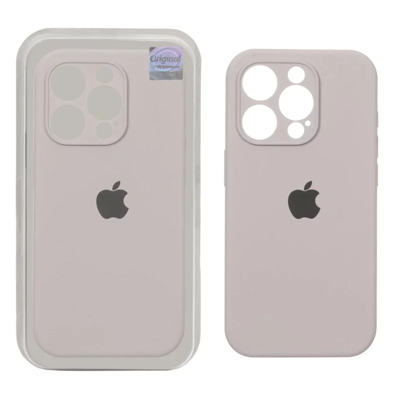 قاب سیلیکونی پاک کنی اورجینال Master Quality مدل Apple iPhone 15 Pro - خاکی (پک دار) - تصویر 2