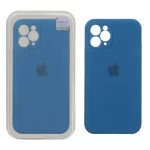 قاب سیلیکونی پاک کنی اورجینال Master Quality مدل Apple iPhone 11 Pro - آبی کاربنی (پک دار)
