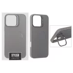 قاب اورجینال PVD Case Pro استندشو MagSafe مدل Apple iPhone 16 Pro Max - خاکستری (پک دار)