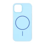 قاب دو لایه مات طرح مگ سیف Apple iPhone 13 / iPhone 14 - آبی