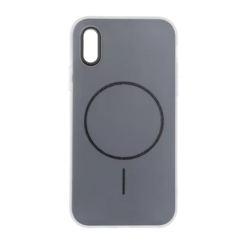 قاب دو لایه مات طرح مگ سیف Apple iPhone X / iPhone XS - مشکی - تصویر 2