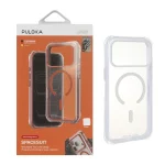 قاب اورجینال Puloka شفاف Spacesuit پشت سخت MagSafe مدل Apple iPhone 17 Pro Max - سفید (پک دار)