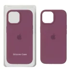قاب سیلیکونی پاک کنی اورجینال Apple iPhone 15 / iPhone 14 / iPhone 13 - بنفش کد 1 (پک اصلی)