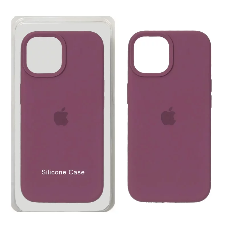قاب سیلیکونی پاک کنی اورجینال Apple iPhone 15 / iPhone 14 / iPhone 13 - بنفش کد 1 (پک اصلی) - تصویر 2