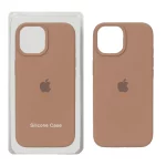 قاب سیلیکونی پاک کنی اورجینال Apple iPhone 15 / iPhone 14 / iPhone 13 - صحرایی کد 1 (پک اصلی)