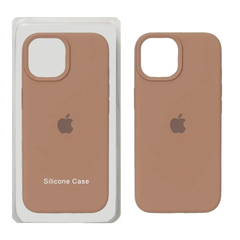 قاب سیلیکونی پاک کنی اورجینال Apple iPhone 15 / iPhone 14 / iPhone 13 - صحرایی کد 1 (پک اصلی) - تصویر 2