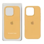 قاب سیلیکونی پاک کنی اورجینال Apple iPhone 16 Pro - صحرایی (پک اصلی)