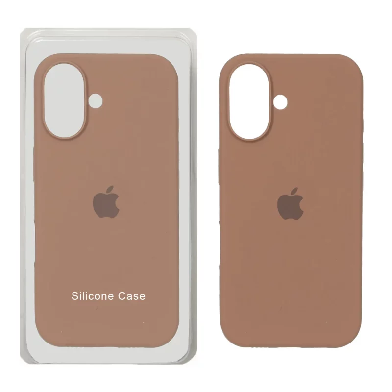 قاب سیلیکونی پاک کنی اورجینال Apple iPhone 16 - صحرایی کد 2 (پک اصلی) - تصویر 2