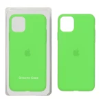 قاب سیلیکونی پاک کنی اورجینال Apple iPhone 11 Pro Max - سبز فانتزی (پک اصلی)