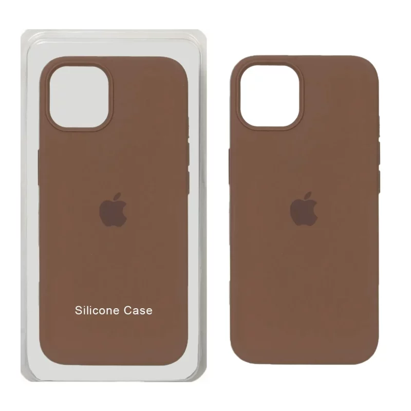 قاب سیلیکونی پاک کنی اورجینال Apple iPhone 13 / iPhone 14 - قهوه ای کد 1 (پک اصلی) - تصویر 2