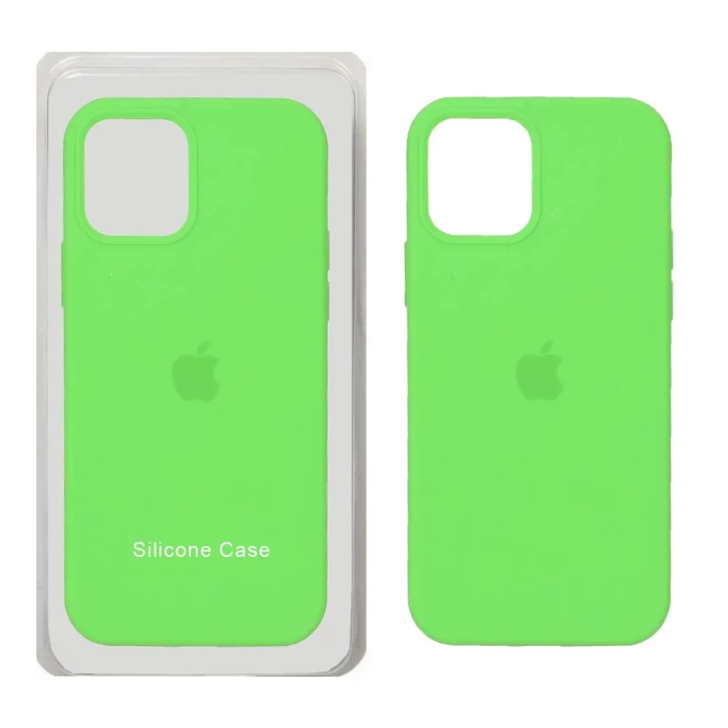 قاب سیلیکونی پاک کنی اورجینال Apple iPhone 12 Pro / iPhone 12 - سبز فانتزی (پک اصلی) - تصویر 2