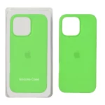 قاب سیلیکونی پاک کنی اورجینال Apple iPhone 16 Pro Max - سبز فانتزی (پک اصلی)