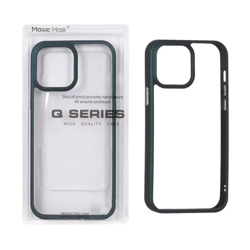 قاب اورجینال Q Series شفاف Ice مدل Apple iPhone 14 Pro Max - سبز (پک دار) - تصویر 2