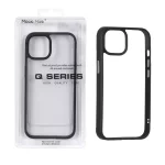 قاب اورجینال Q Series شفاف Ice مدل Apple iPhone 13 / iPhone 14 - مشکی (پک دار)