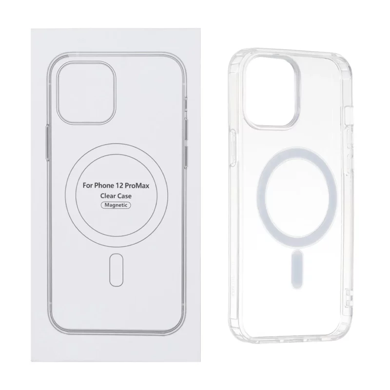 قاب شفاف Apple iPhone 12 Pro Max با قابلیت شارژ NTC - MagSafe (پک دار) - تصویر 2