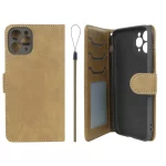 کیف موبایل مگنتی درجه یک داخل خز MNC Plus مدل Apple iPhone 11 Pro - سبز زیتونی