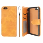 کیف موبایل مگنتی درجه یک داخل خز MNC Plus مدل Apple iPhone 6 / iPhone 6s - عسلی