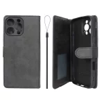 کیف موبایل مگنتی درجه یک داخل خز MNC Plus مدل Apple iPhone 16 Pro Max - مشکی