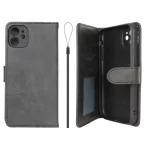 کیف موبایل مگنتی درجه یک داخل خز MNC Plus مدل Apple iPhone 11 - مشکی