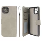 کیف موبایل مگنتی درجه یک داخل خز MNC Plus مدل Apple iPhone 13 / iPhone 14 - خاکستری
