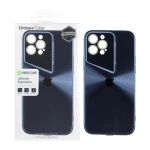 قاب Corner دور براق محافظ لنز گلس دار Apple iPhone 12 Pro - سرمه ای (پک دار)