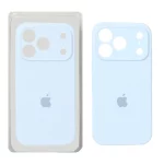 قاب سیلیکونی پاک کنی محافظ لنزدار اورجینال Apple iPhone 17 Pro Max - آبی آسمانی (پک دار) - NTC