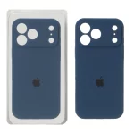 قاب سیلیکونی پاک کنی محافظ لنزدار اورجینال Apple iPhone 17 Pro Max - آبی اقیانوسی (پک دار) - NTC