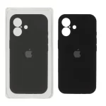 قاب سیلیکونی پاک کنی محافظ لنزدار اورجینال Apple iPhone 17 - مشکی (پک دار) - NTC