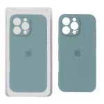 قاب سیلیکونی پاک کنی محافظ لنزدار اورجینال Apple iPhone 16 Pro Max - سبز ارتشی (پک دار) - NTC