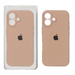 قاب سیلیکونی پاک کنی محافظ لنزدار اورجینال Apple iPhone 17 - صحرایی کد 1 (پک اصلی)