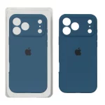 قاب سیلیکونی پاک کنی محافظ لنزدار اورجینال Apple iPhone 17 Pro Max - سبز کله غازی (پک دار) - NTC