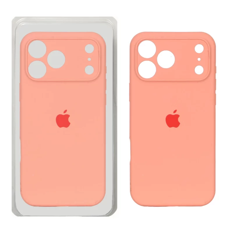 قاب سیلیکونی پاک کنی محافظ لنزدار اورجینال Apple iPhone 17 Pro Max - گلبهی کد 1 (پک دار) - NTC - تصویر 2