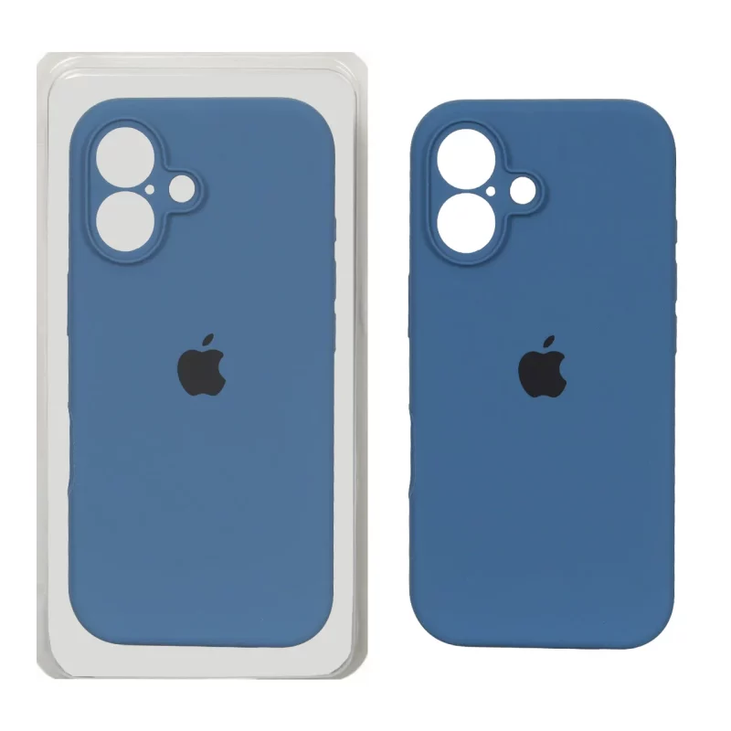 قاب سیلیکونی پاک کنی محافظ لنزدار اورجینال Apple iPhone 16 - آبی اقیانوسی (پک دار) - NTC - تصویر 2
