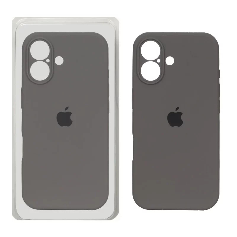 قاب سیلیکونی پاک کنی محافظ لنزدار اورجینال Apple iPhone 16 - خاکستری کد 1 (پک دار) - NTC - تصویر 2