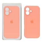 قاب سیلیکونی پاک کنی محافظ لنزدار اورجینال Apple iPhone 16 - گلبهی کد 1 (پک دار) - NTC