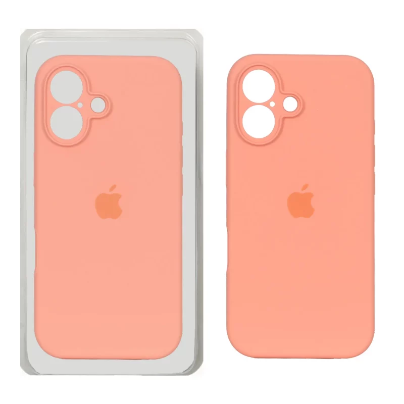 قاب سیلیکونی پاک کنی محافظ لنزدار اورجینال Apple iPhone 16 - گلبهی کد 1 (پک دار) - NTC - تصویر 2