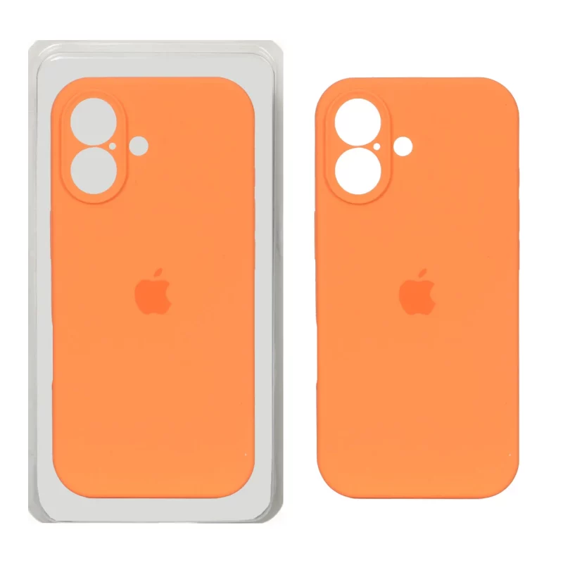 قاب سیلیکونی پاک کنی محافظ لنزدار اورجینال Apple iPhone 17 - نارنجی کد 1 (پک دار) - NTC - تصویر 2