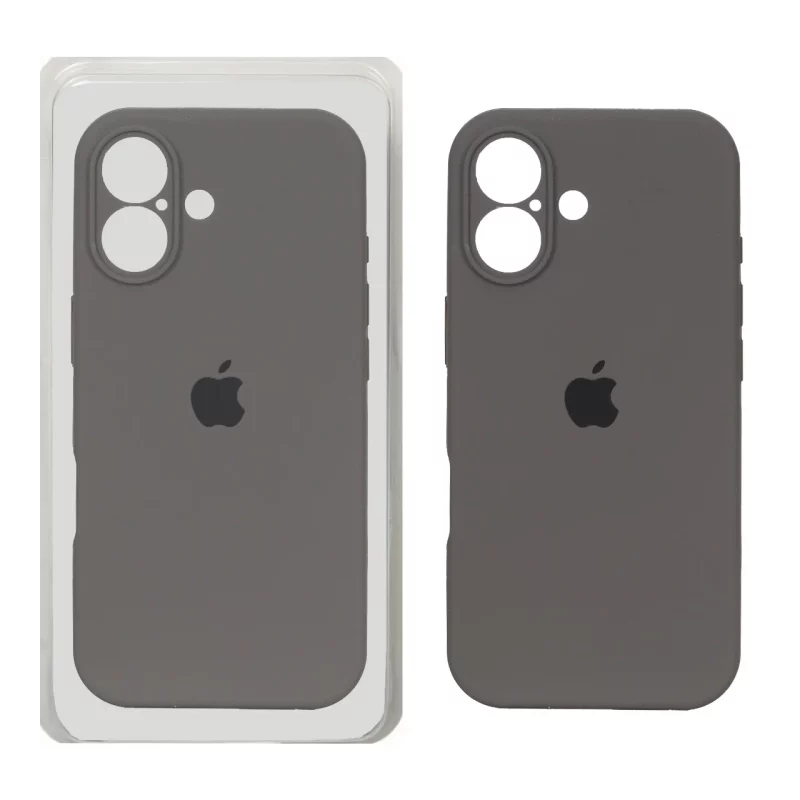 قاب سیلیکونی پاک کنی محافظ لنزدار اورجینال Apple iPhone 17 - خاکستری کد 1 (پک دار) - NTC - تصویر 2