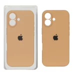 قاب سیلیکونی پاک کنی محافظ لنزدار اورجینال Apple iPhone 17 - صحرایی کد 1 (پک دار) - NTC