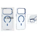قاب اورجینال Q Series Bracket کریستالی Magsafe لنز استندشو Apple iPhone 17 Pro Max - آبی (پک دار )