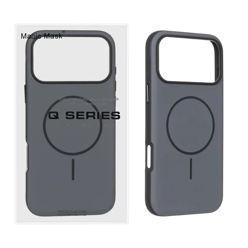 قاب Defender Shield پشت سخت Magsafe مدل Apple iPhone 17 Pro Max - مشکی (پک دار) - تصویر 2