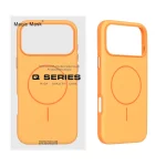قاب Defender Shield پشت سخت Magsafe مدل Apple iPhone 17 Pro Max - نارنجی (پک دار)
