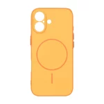 قاب Soft طرح مگ سیف محافظ لنزدار Apple iPhone 17 - نارنجی