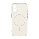 قاب Soft طرح مگ سیف محافظ لنزدار Apple iPhone 16 - کرم